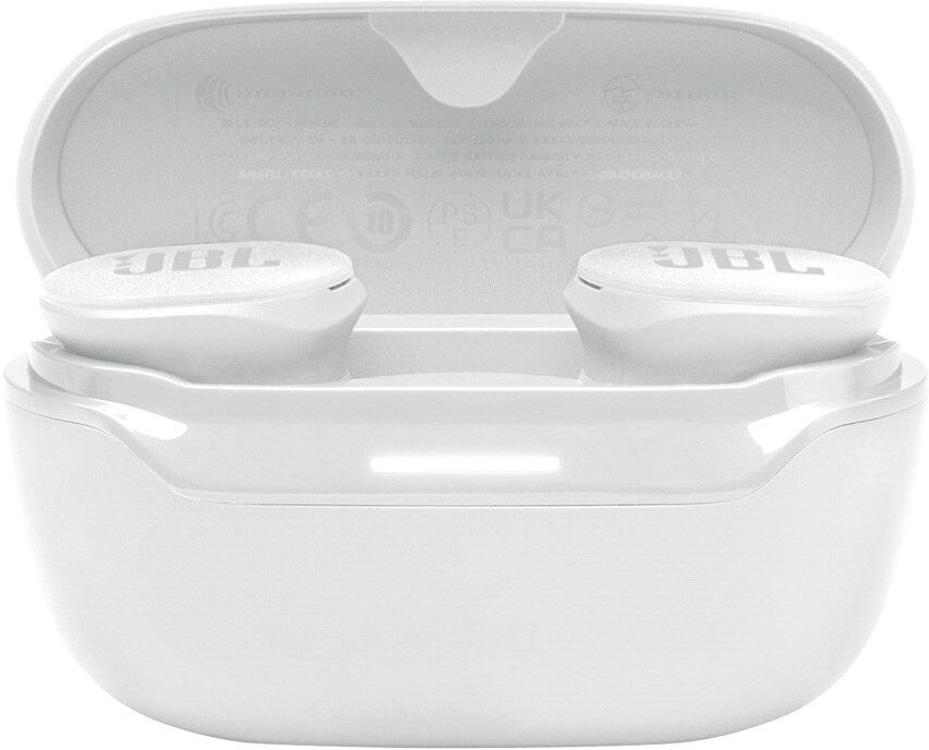 JBL Endurance Race 2 - True Wireless Headset In-Ear - Adaptiv Støjreduktion - Hvid
