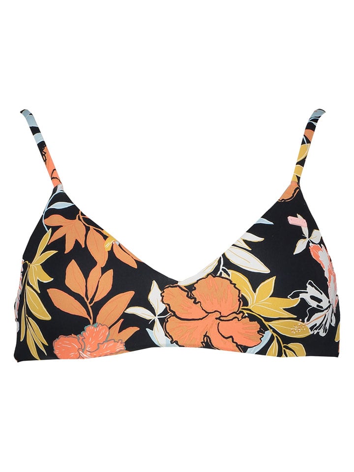 Roxy Bikini-Oberteil "Beach Classics" in Schwarz - S