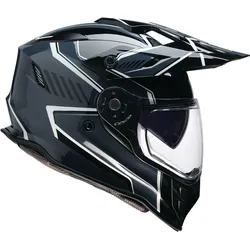 Z1R Range Voyager, Endurohelm - Schwarz/Grau/Weiß - XL