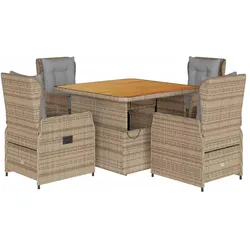 vidaXL, Gartentisch + Balkontisch, Yann (110 x 110 x 40 cm)