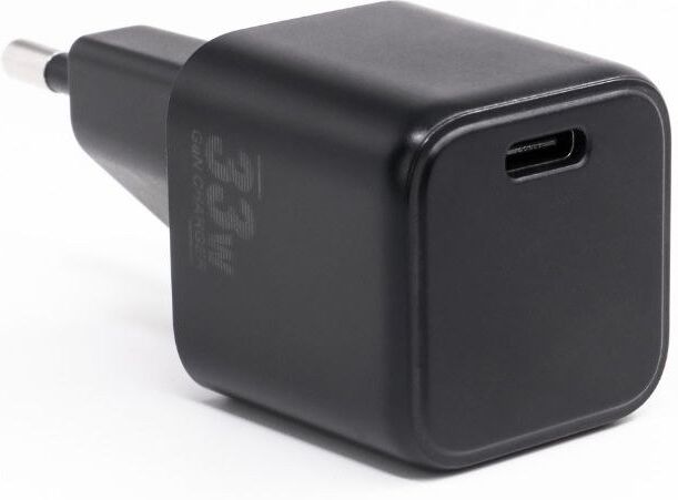 CoreParts 33W USB-C Nano Single Port GaN Charger, EU Plug (MBXUSBC-AC0031)