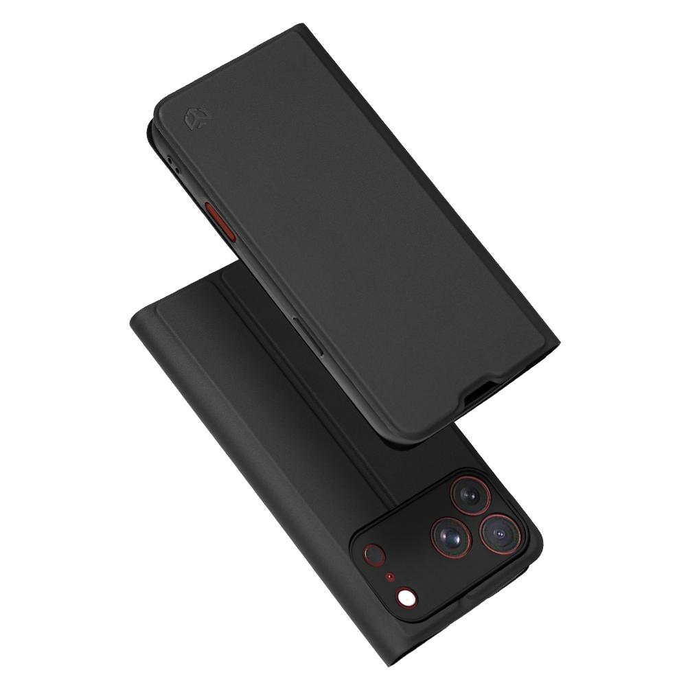 Techsuit - Magskin Book - iPhone 18 Pro Max - Black (Apple iPhone 18 Pro Max) (72060030)