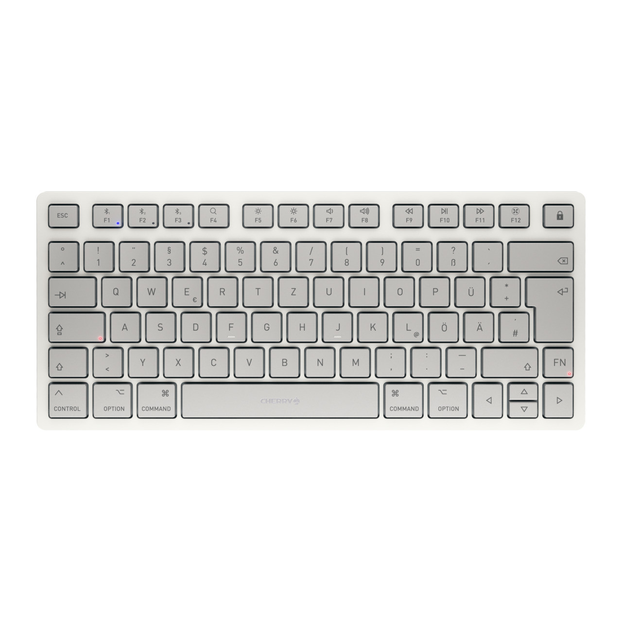 Cherry JK-7110DE-25 KW 7100 Mini BT Draadloos Toetsenbord voor Mac, Wit
