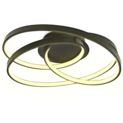 LED Deckenleuchte, schwarz, LED/35W