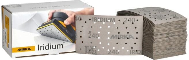 Mirka Bandes abrasives IRIDIUM 81x133mm Grip 54L 240 (246B109925)