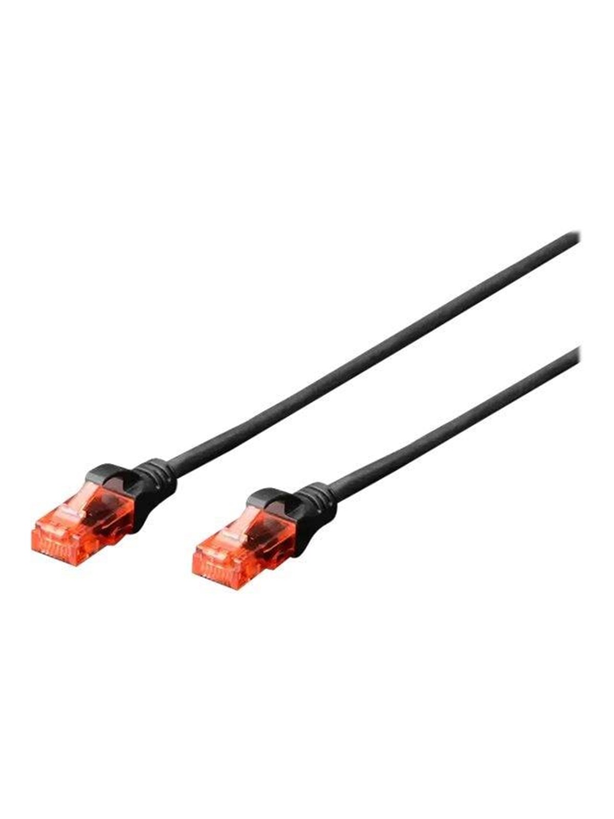 DIGITUS Professional patch cable - 1 m - black - Schwarz - 1m