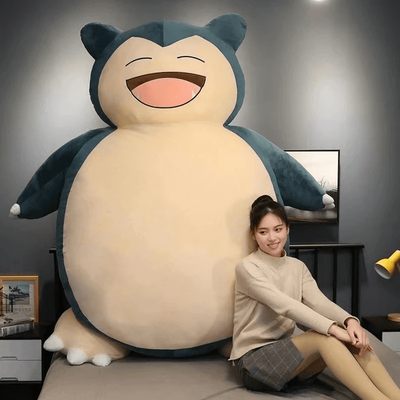 Uplifted Goods Snorlax Plush Toy, Giant Cuddle Pillow For Lounging, Napping & Room Decor Comfort 200cm
