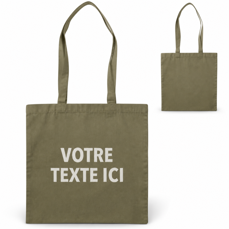 Porte-clés anti-stress personnalisé Earl coton kaki