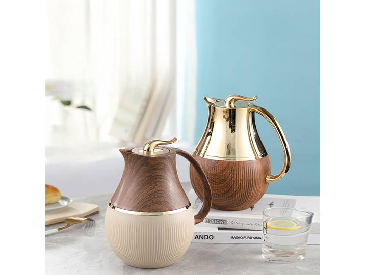 Bouilloire thermos domestique de style européen, bouteille d'eau chaude de grande capacité