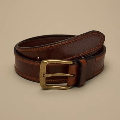 Lucky Brand Two Tone Belt - Men's Accessories Belts in Brown, Size 36