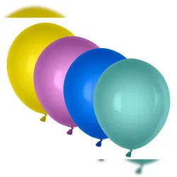 40x Luftballons metallic bunt gemischt Ø 250 mm Größe 'M'