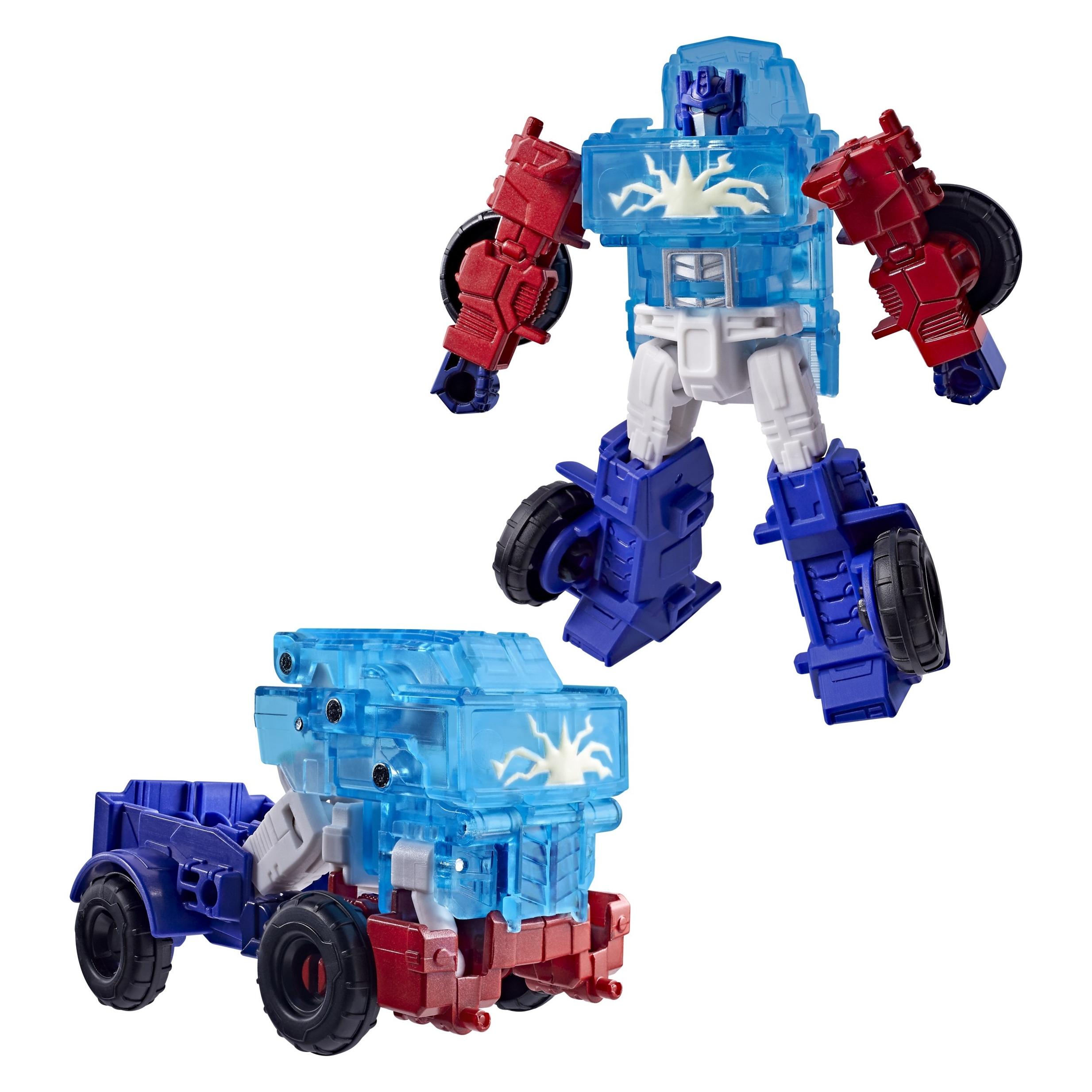 Hasbro Transformers CYBERWORLD Energon Surge Optimus Prime Cyber Changers (G32565L00)