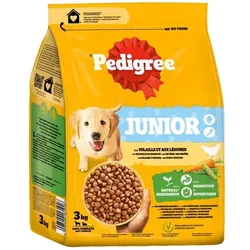Pedigree 3kg Junior m. Geflügel+Gemüse