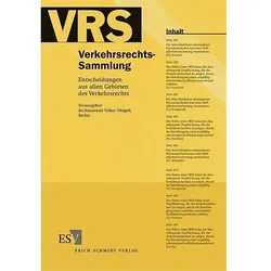 Verkehrsrechts-Sammlung (VRS) Band 113, Fachbücher