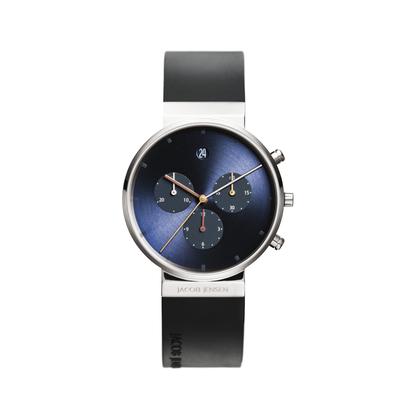 Chronograph JACOB JENSEN "Chrono", schwarz, Armbanduhren, Herren, Chronograph, Quarzuhr, Armbanduhr, Herrenuhr, analog, Tag