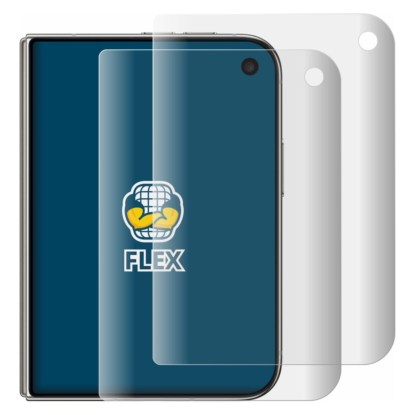 Brotect Fullscreen für Apple iPhone Duo Schutzfolie Displayschutz Folie Klar Transparent (2 Stk., Apple iPhone Duo) (5164932)