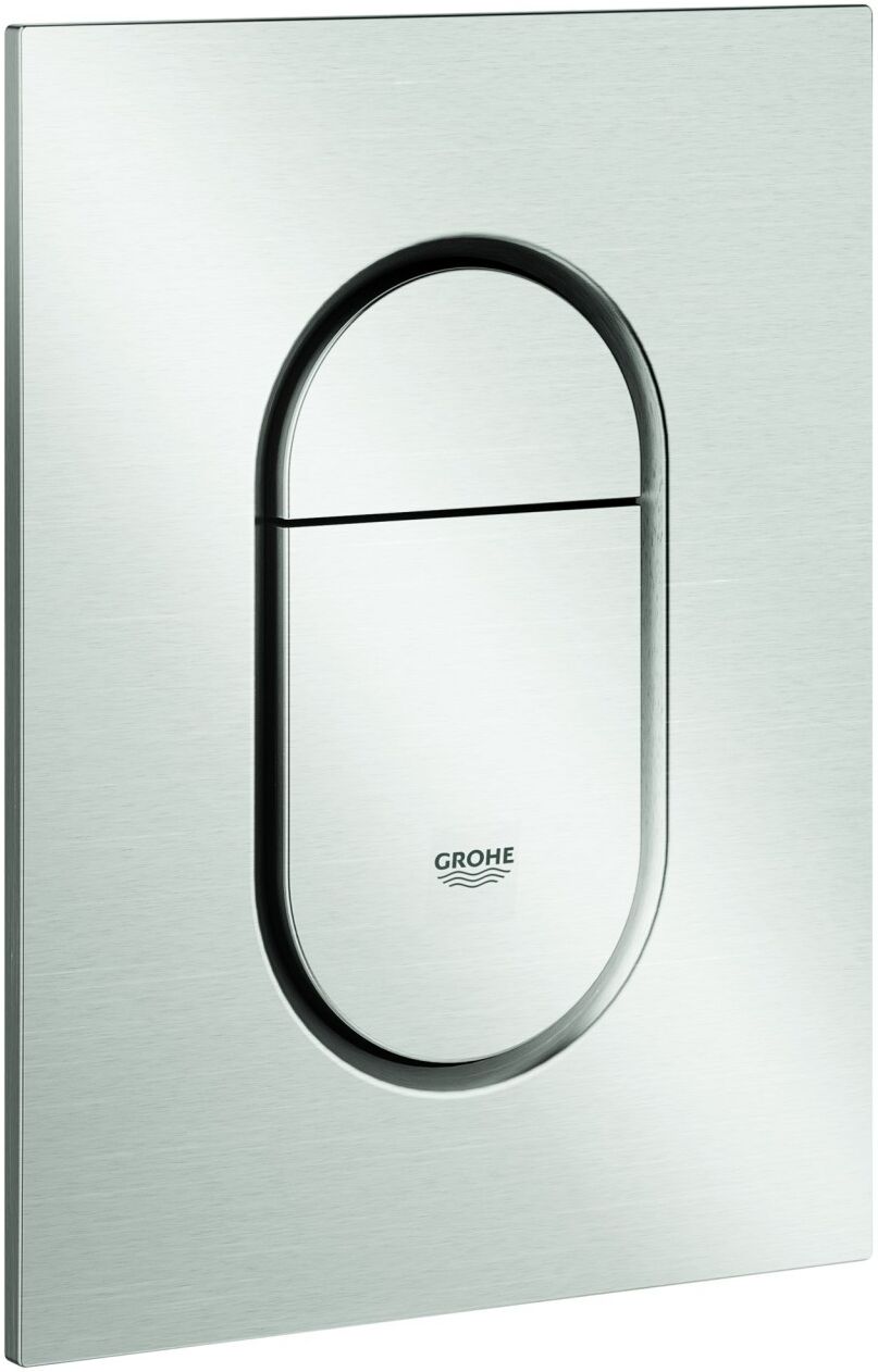 Grohe WC-Betätigung Arena Cosmopolitan S 37624 2-Mengen/Start&Stopp supersteel, 37624DC0 37624DC0