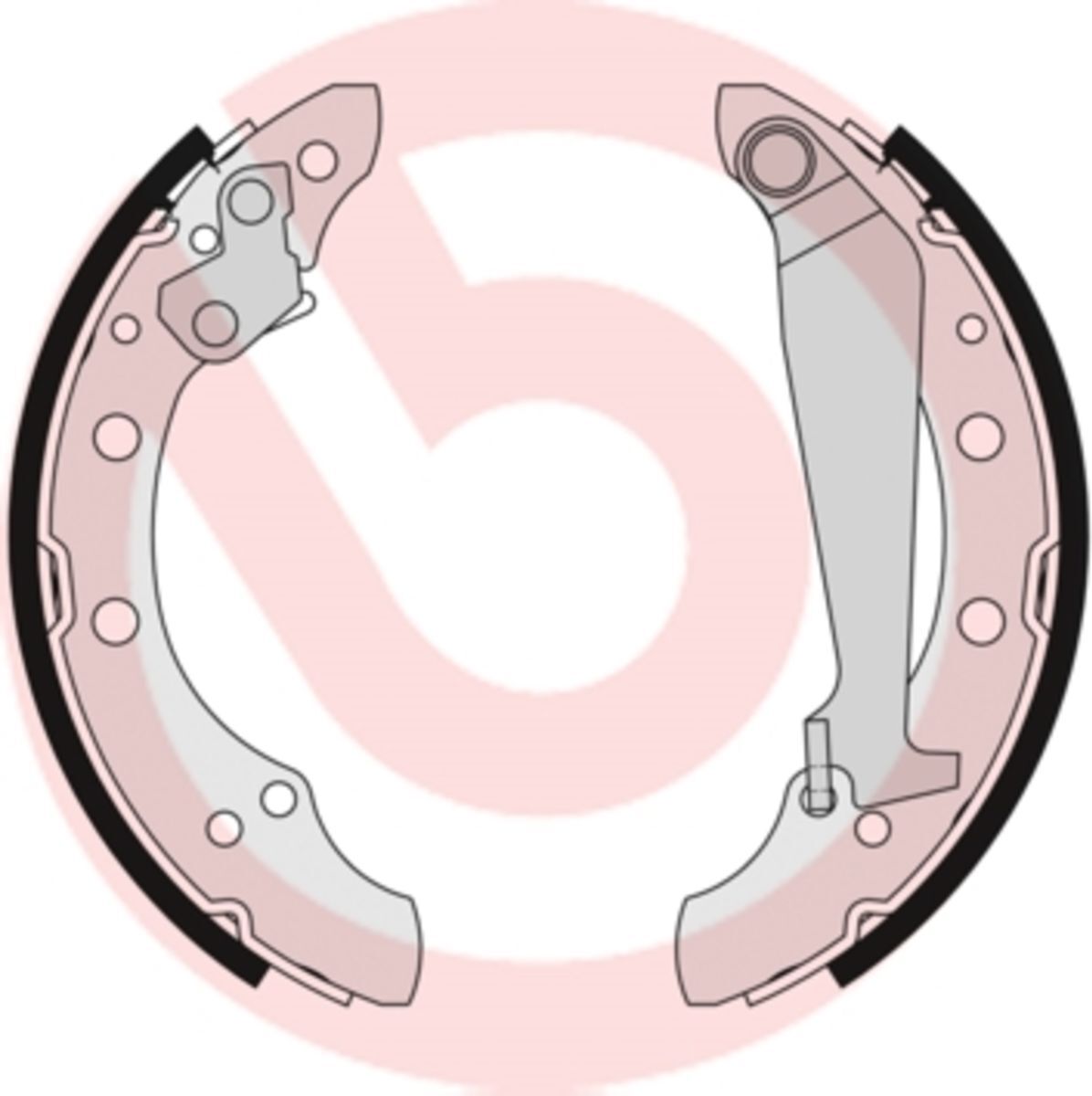 Brembo Set di ganasce freno S 85 511