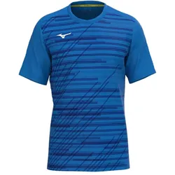 Mizuno, Herren, Sportshirt, Chiba Tee M (M), Blau