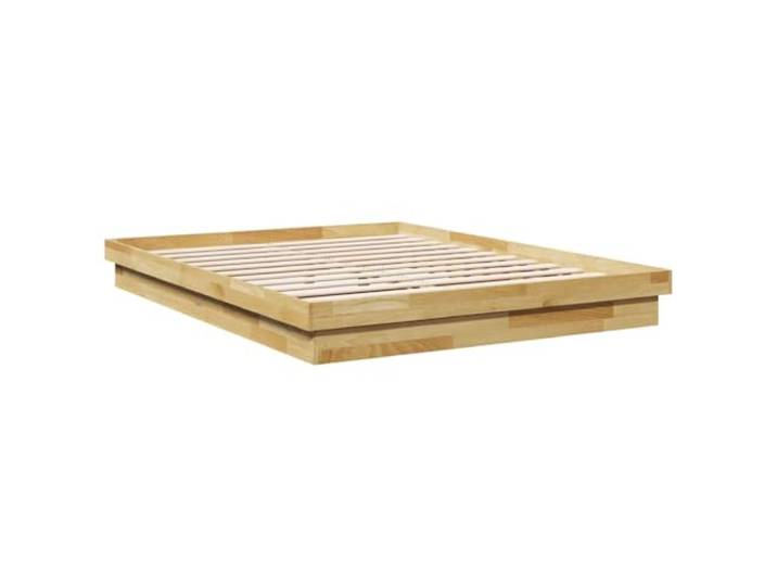vidaXL Massivholzbett ohne Matratze 150x200 cm Eichenholz