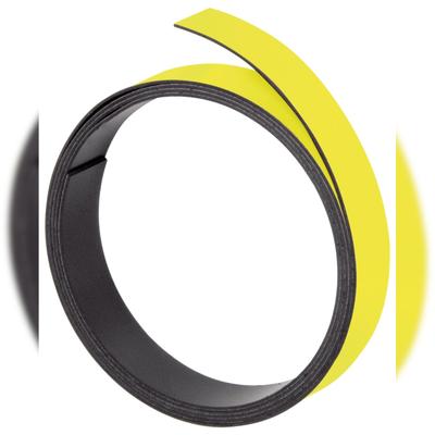 Franken M80104 Magnetband - 100 cm x 5 mm, gelb