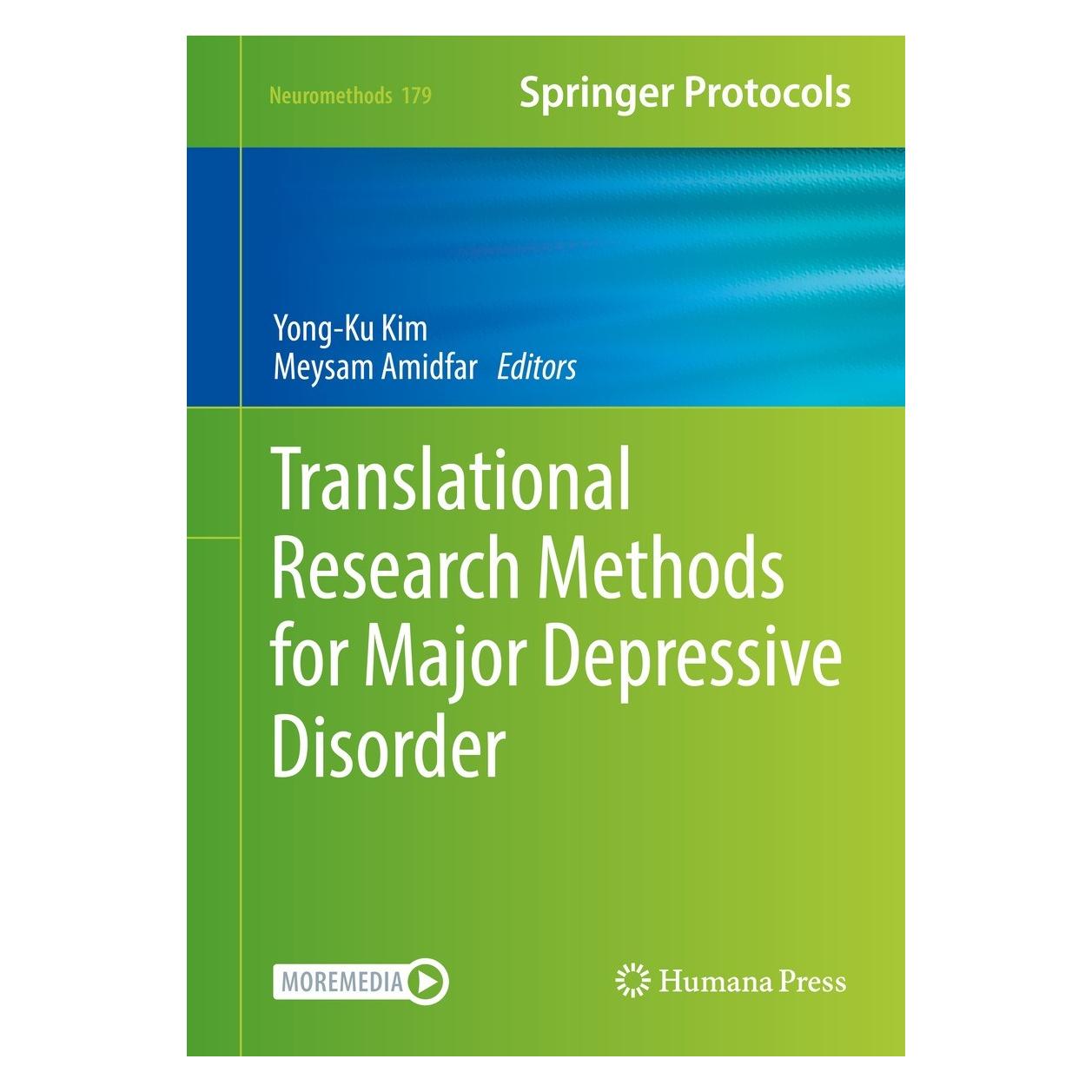 Springer Translational Research Methods for Major Depressive Disorder (Englisch, Hardcover, Meysam Amidfar, Yong-Ku Kim) (9781071620823)