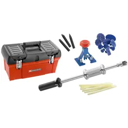 Facom, Hammer, Sortiment "Ausbeulen" - Abzieher, Gleithammer, Schlagstäbe, Spezialkleber Staukiste, 6-tlg. (365 g)