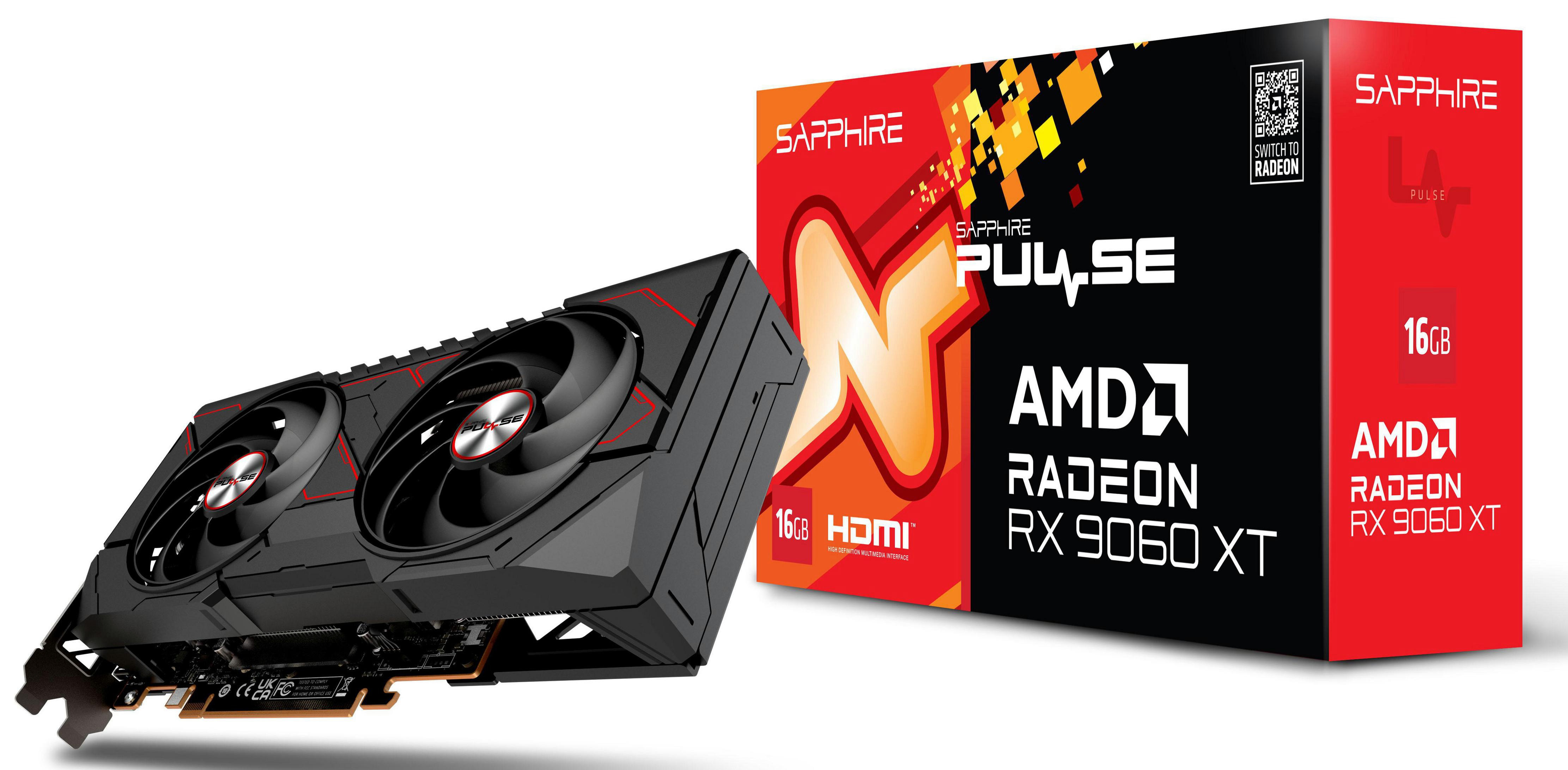 SAPPHIRE Radeon PULSE RX 9060 XT Grafikkarte 16 GB