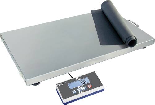 Kern Plattformwaage EOS 300K100XL Wägebereich (max.) 300kg Ablesbarkeit 100g über Steckernetzteil Silber