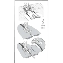 Husqvarna Spanischer Hohlsaumfuss, Nähzubehör
