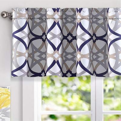 DriftAway Jarvenpaa Geo Trellis Pattern Window Valance - 52 x 18