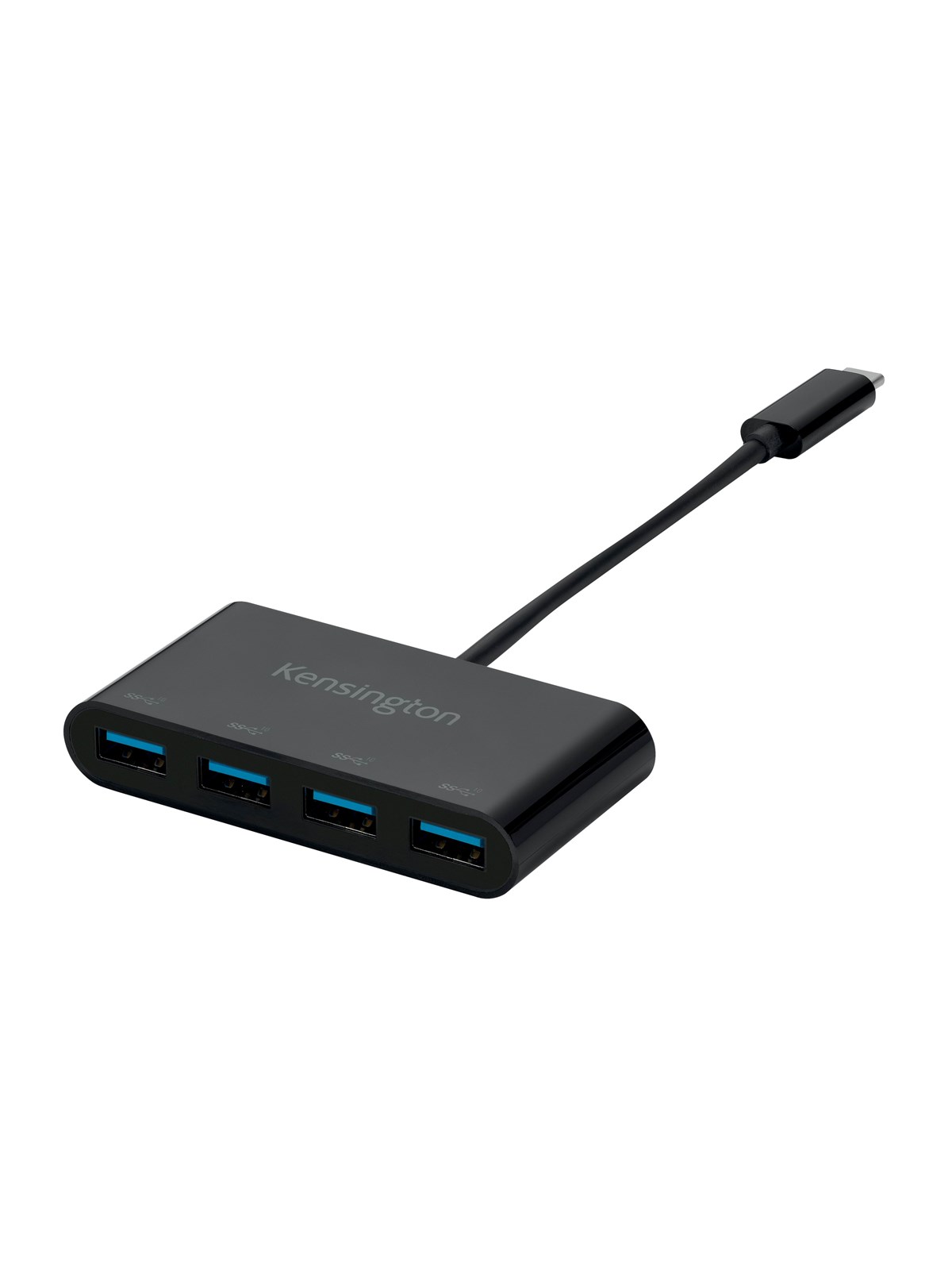 Kensington CH1200 USB-C 4-Port Hub USB-Hubs - 4 - Schwarz