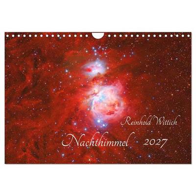Nachthimmel (Wandkalender 2027 DIN A4 quer), CALVENDO Monatskalender