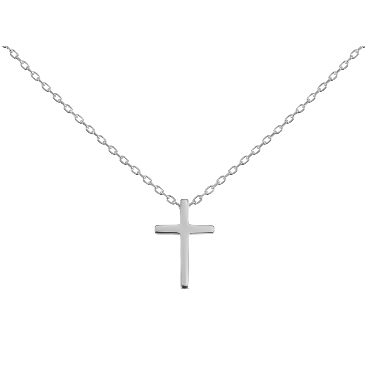 Jacques Lemans Halskette Edelstahl Kreuz