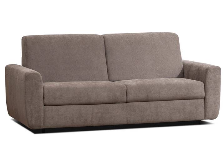 3er Sofa LOU Stoff hellgrau