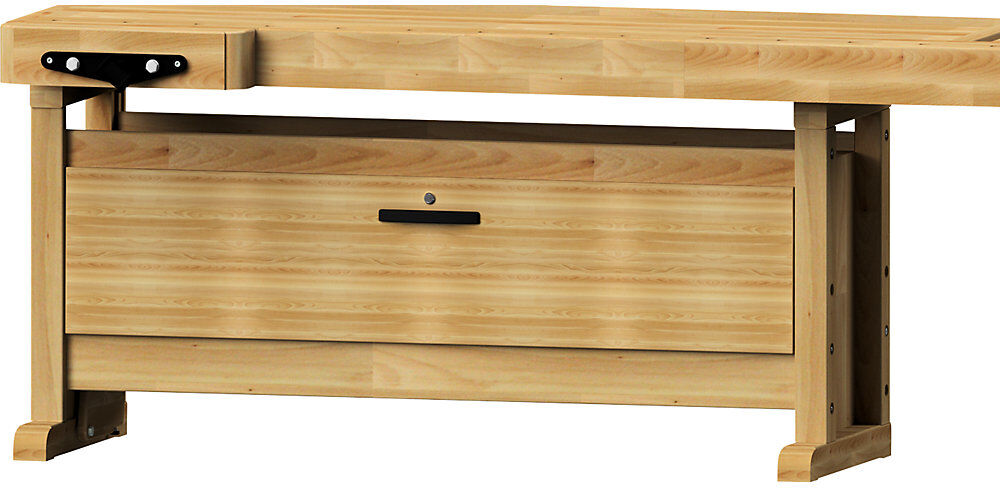 Kipplade, Breite x Tiefe x Höhe 1500 x 370 x 200 mm, für Hobelbank ANKE
