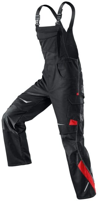 Salopette Kübler Pulsschlag 3324 noir/rouge moyen taille 52 ; Kübler Workwear (3324 5353-9955-52)