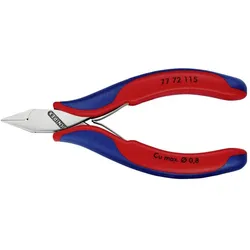 Knipex, Bolzenschneider + Seitenschneider, Seitenschneider spitz, kleine Wate 115mm (115 mm)