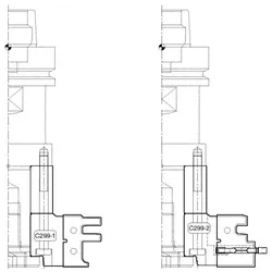 Aigner PM-Türzargenfräser (Stockfutter) für CNC, C299-1