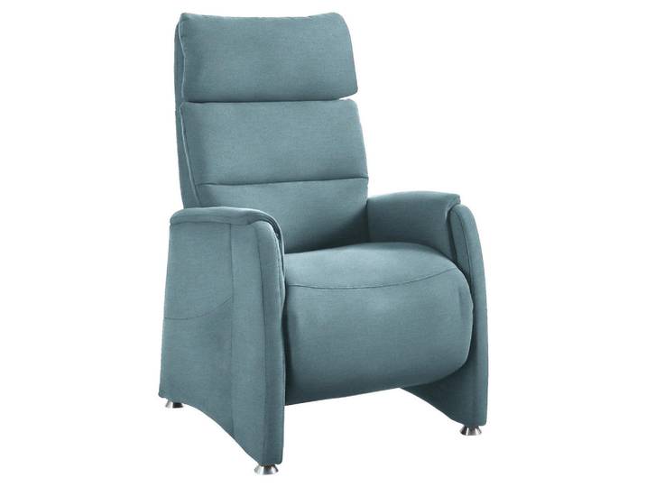 Cantus Fernsehsessel, Hellblau, Metall, 69x111x83 cm, Goldenes M, Relaxfunktion, Wohnzimmer, Sessel, Fernsehsessel