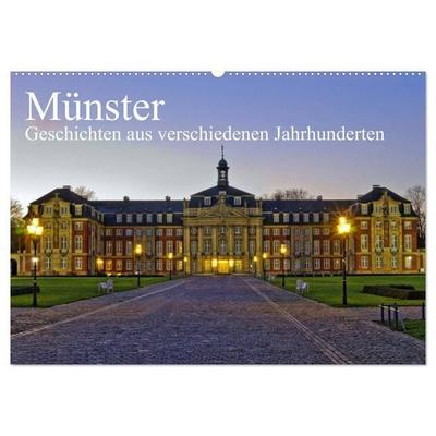 Münster - Geschichten aus verschiedenen Jahrhunderten (Wandkalender 2027 DIN A2 quer), CALVENDO Monatskalender