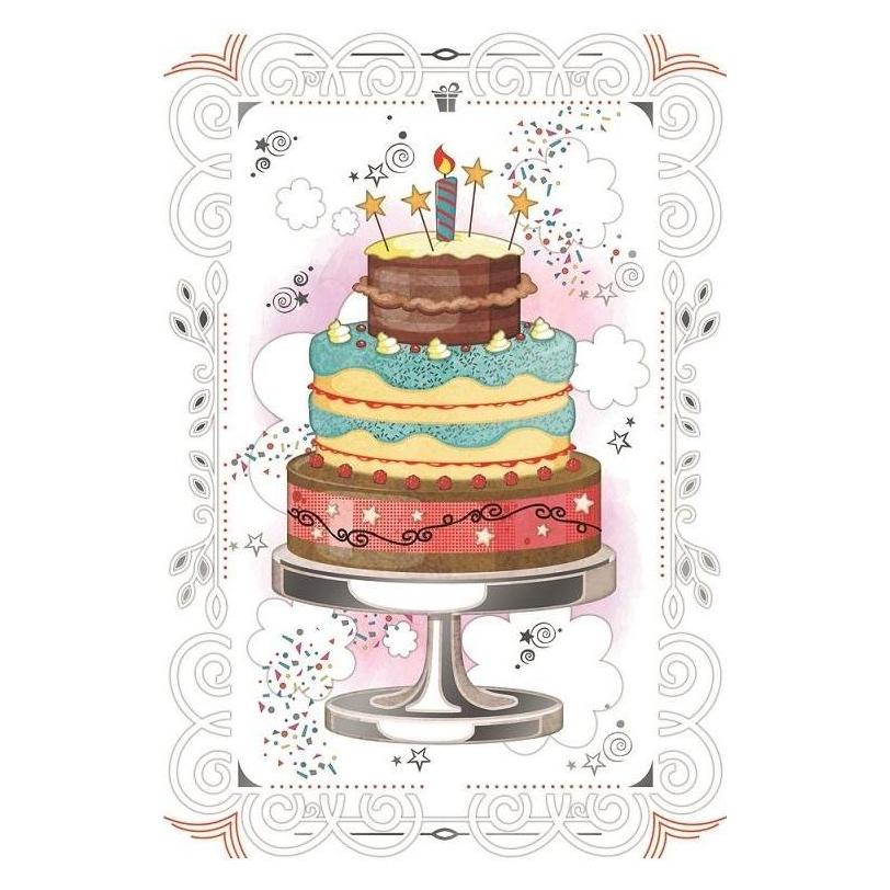 da Vinci Karte 12x18cm + Umschlag Kuchen (48835968)