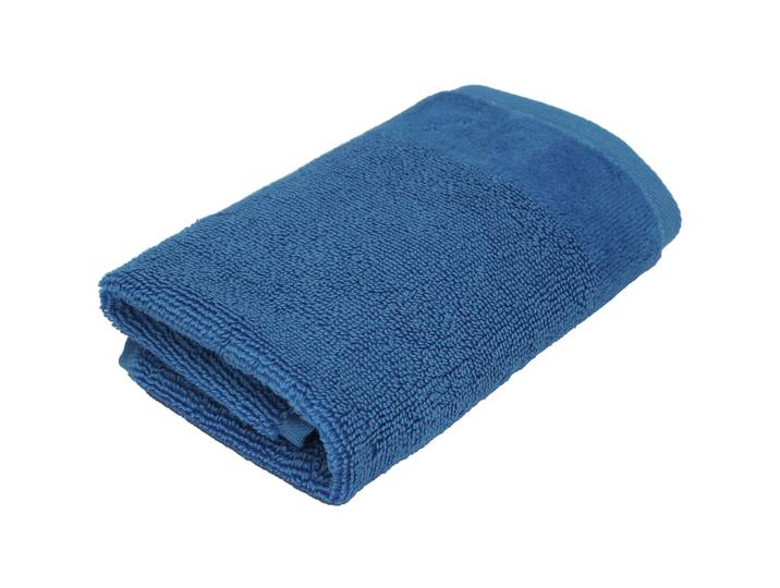 Living Home Handtuch Softfeel royalblau Baumwolle 50 x 100 cm