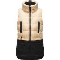 MARIKOO Damen Weste Outdoor Bodywarmer Winter Windbreaker Steppweste Kiraraa