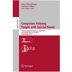 Computers Helping People with Special Needs, Fachbücher