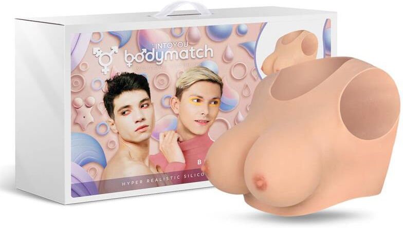 BODYMATCH Bowie - Prothèses mammaires réalistes en silicone - Bonnet E - Nude