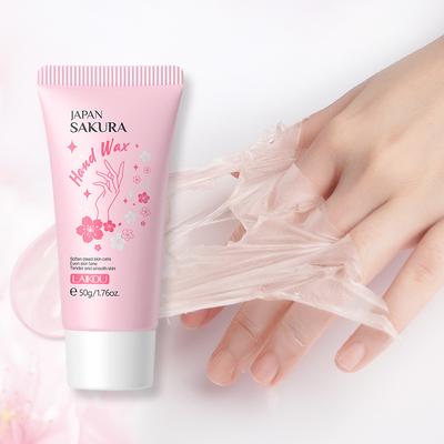Top Demand Picks Sakura Moisturizing Hand Wax, Paraffin Hand Cream 50g, Repair Exfoliating Calluses Scrub Hand Mask Skin Care Sakura Moisturizing Hand Wax, Paraffin Hand Cream 50g, Repair Exfoliating Calluses Scrub Hand Mask Skin Care