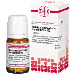 CALCIUM CARBONICUM Hahnemanni D 2 Tabletten 80 St