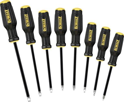 DEWALT Universal Schraubendreher-Set 8teilig Schlitz, PH, PZ