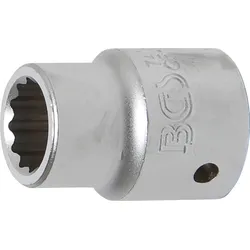 BGS Steckschlüssel-Einsatz Zwölfkant | Antrieb Innenvierkant 20 mm (3/4"") | SW 1...